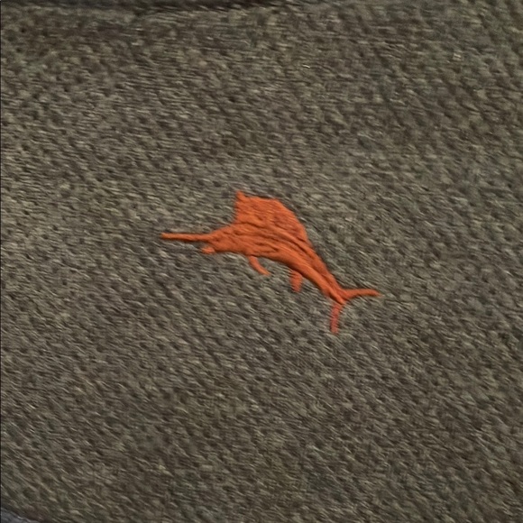 Tommy Bahama Bayview Reversible Quarter Zip Sweater Navy/Burgundy Men's L - Picture 3 of 7